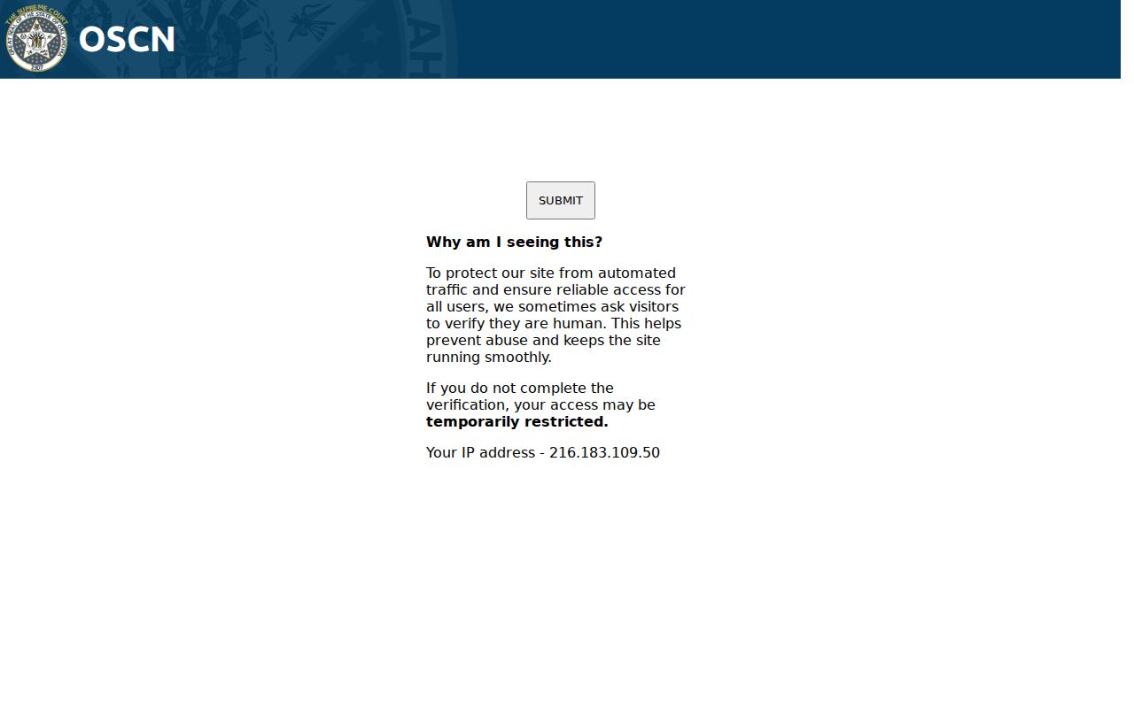 Hinton warrant records public court search routing source